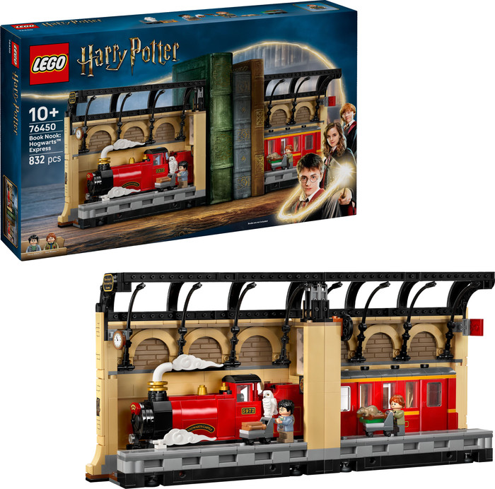 LEGO Harry Potter Boekensteun de Zweinstein Express 76450 rechterkant