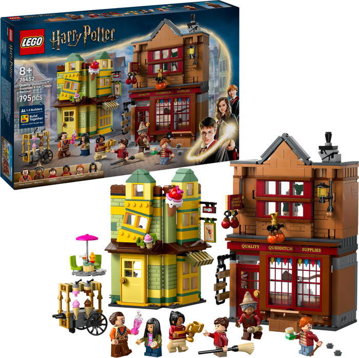 LEGO Harry Potter Zwik & Zwachtels Zwerkbalpaleis en IJssalon 76452 rechterkant