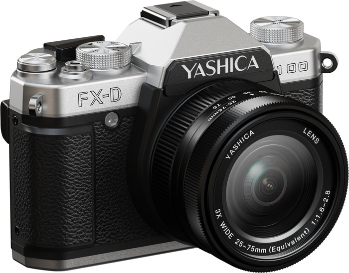 Yashica FX-D 100 Digital Film Simulation Camera linkerkant