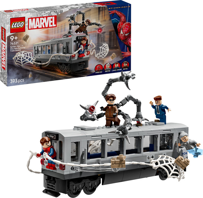 LEGO Marvel Spider-Man vs. Doc Ock metroscène 76321 rechterkant