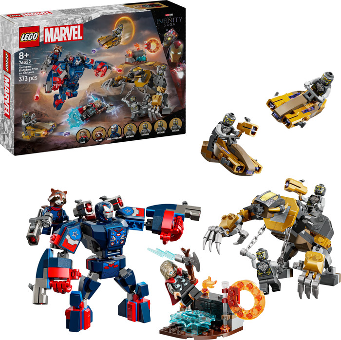 LEGO Marvel Avengers Endgame Thor vs Chitauri 76322 right side