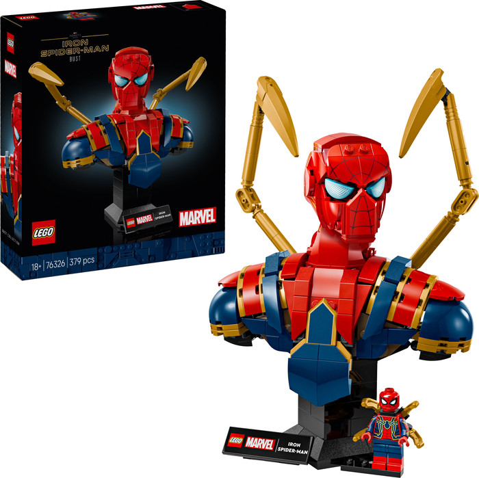 LEGO Marvel Iron Spider-Man Bust 76326 right side