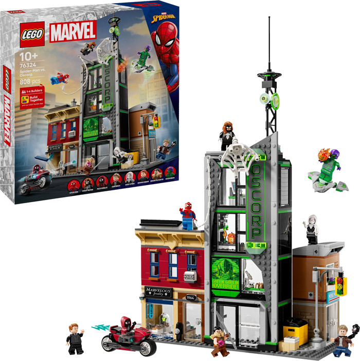 LEGO Marvel Spider-Man vs Oscorp 76324 right side