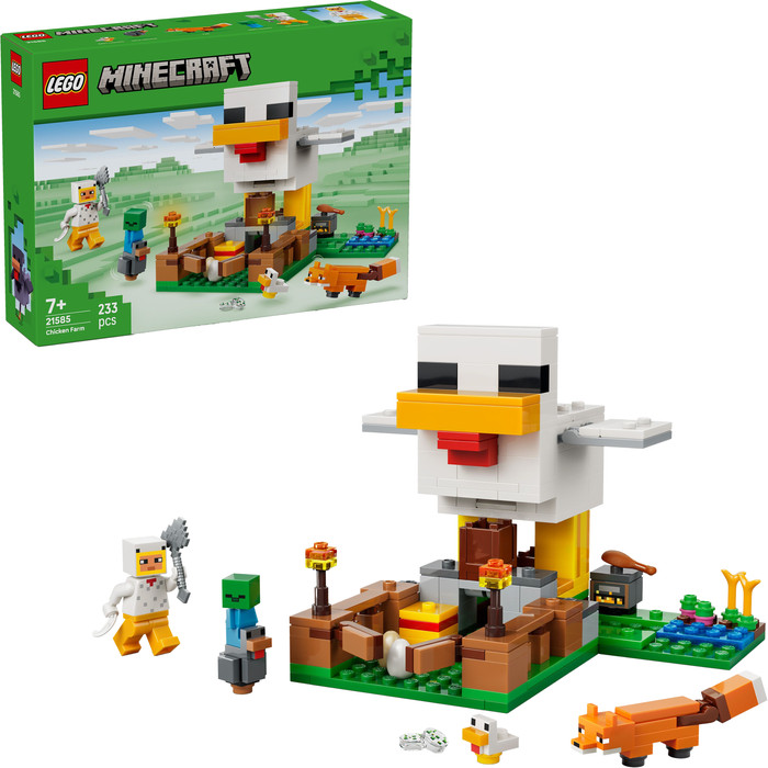 LEGO Minecraft Chicken Farm 21585 right side