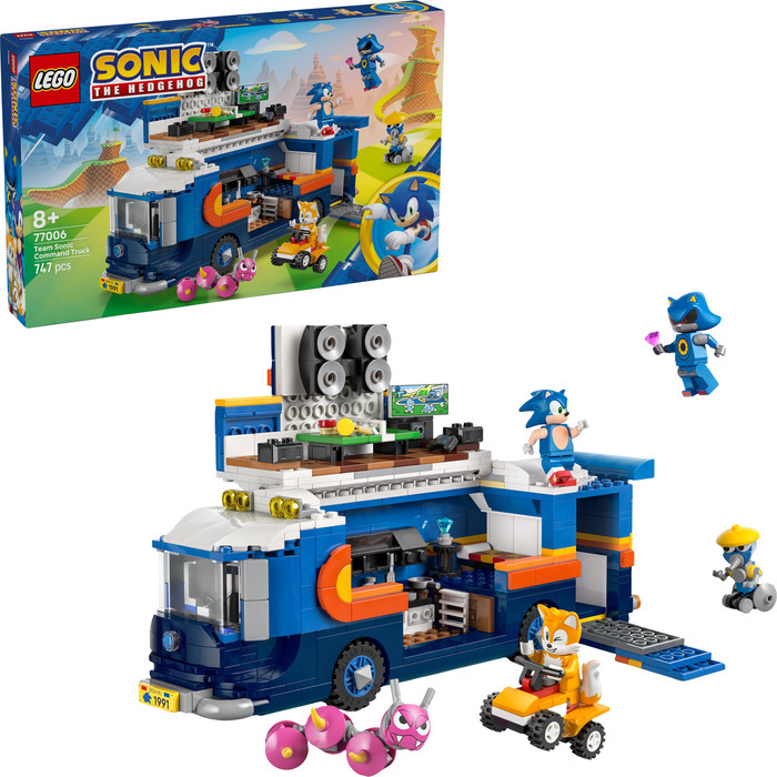 LEGO Sonic team Sonic commandotruck 77006 rechterkant