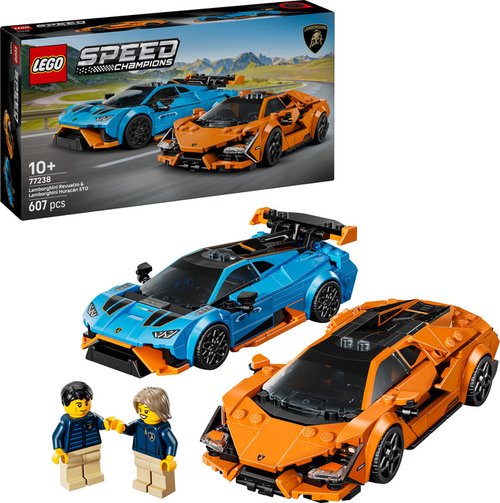 LEGO Speed Champions Lamborghini Revuelto en Huracán STO 77238 rechterkant