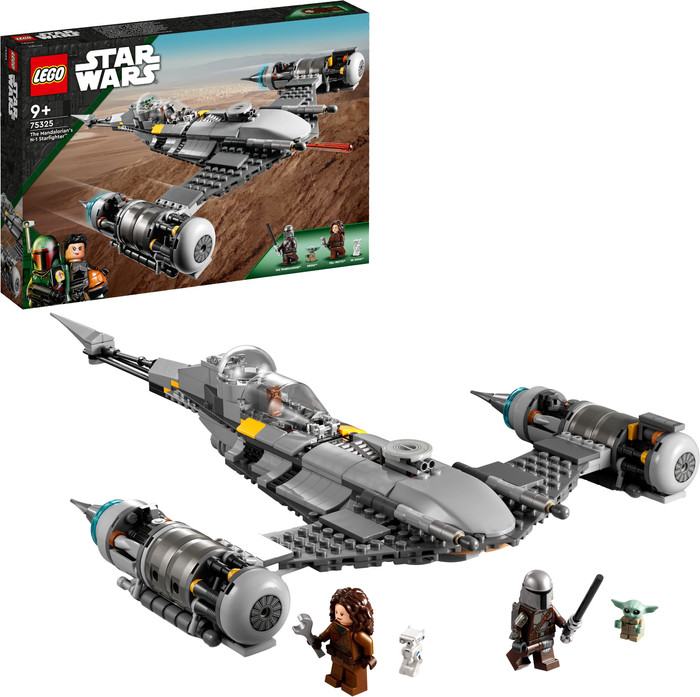 LEGO Star Wars: The Mandalorian Mando's N-1 Starfighter 75325 rechterkant