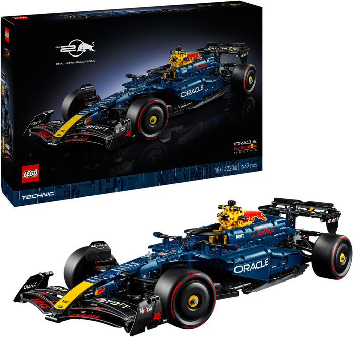 LEGO Technic Oracle Red Bull Racing RB20 F1 auto 42206 rechterkant