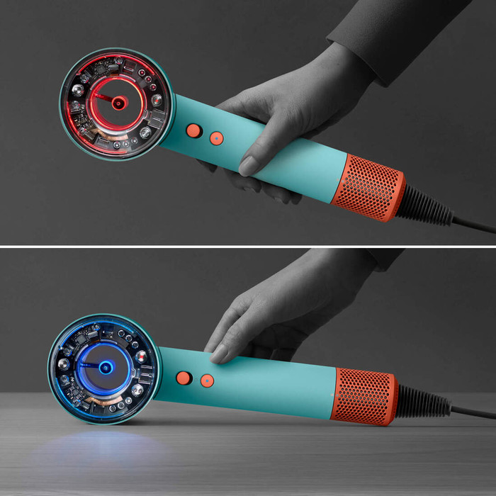 Dyson Supersonic Nural Straight + Wavy Red Velvet visual leverancier