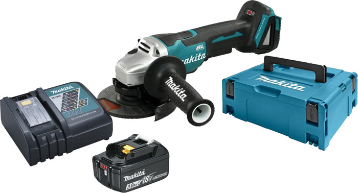 Makita DGA505ZJ + Makita Startset 18V LXT 3,0 Ah BL1830B/DC18RC Main Image