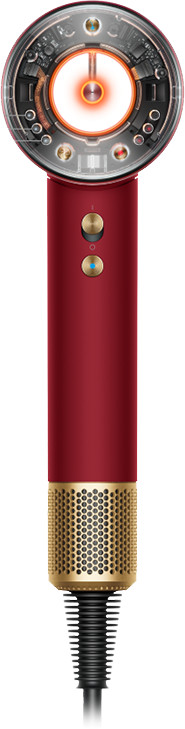 Dyson Supersonic Nural Straight + Wavy Red Velvet linkerkant