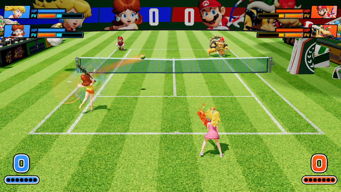 Nintendo Mario Tennis Fever Nintendo Switch 2 product in gebruik