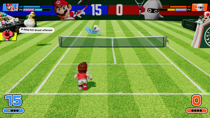Nintendo Mario Tennis Fever Nintendo Switch 2 product in gebruik
