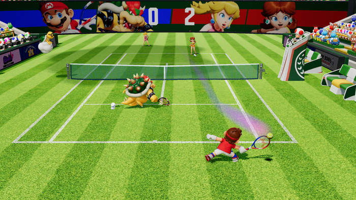 Nintendo Mario Tennis Fever Nintendo Switch 2 product in gebruik