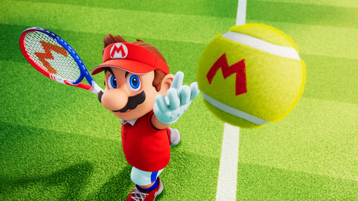 Nintendo Mario Tennis Fever Nintendo Switch 2 product in gebruik