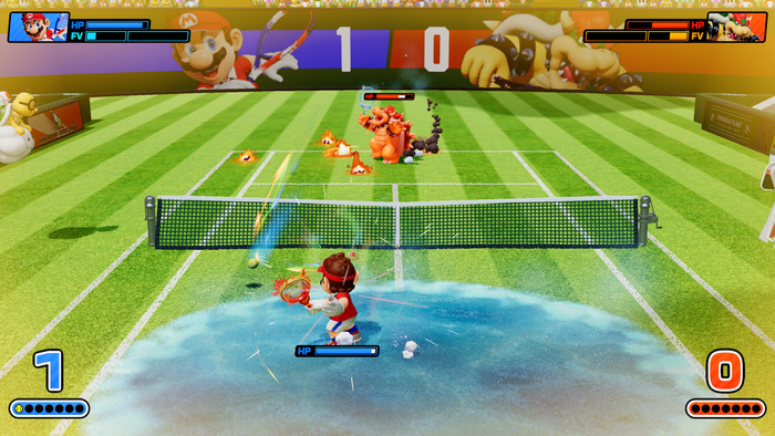 Nintendo Mario Tennis Fever Nintendo Switch 2 product in gebruik
