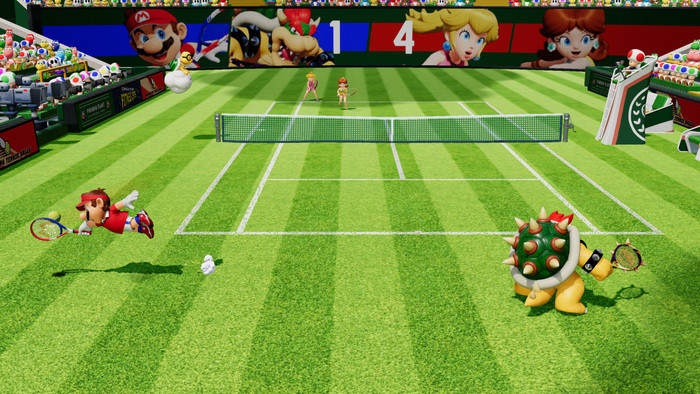 Nintendo Mario Tennis Fever Nintendo Switch 2 product in gebruik