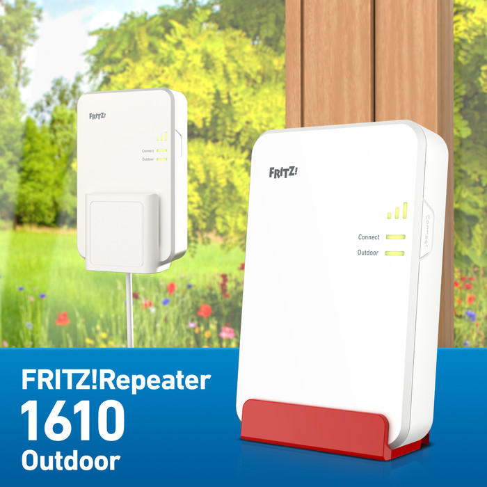 AVM FRITZ!Repeater 1610 Outdoor product in gebruik