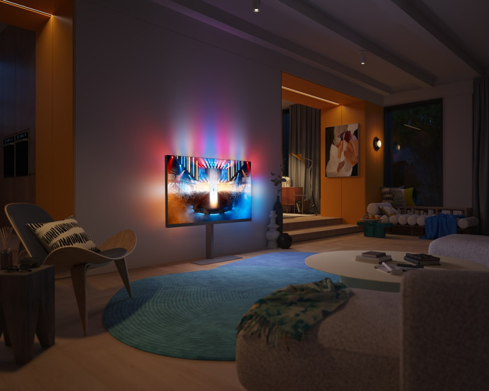 Philips Ambilight 65" OLED959 4K (2024) product in gebruik