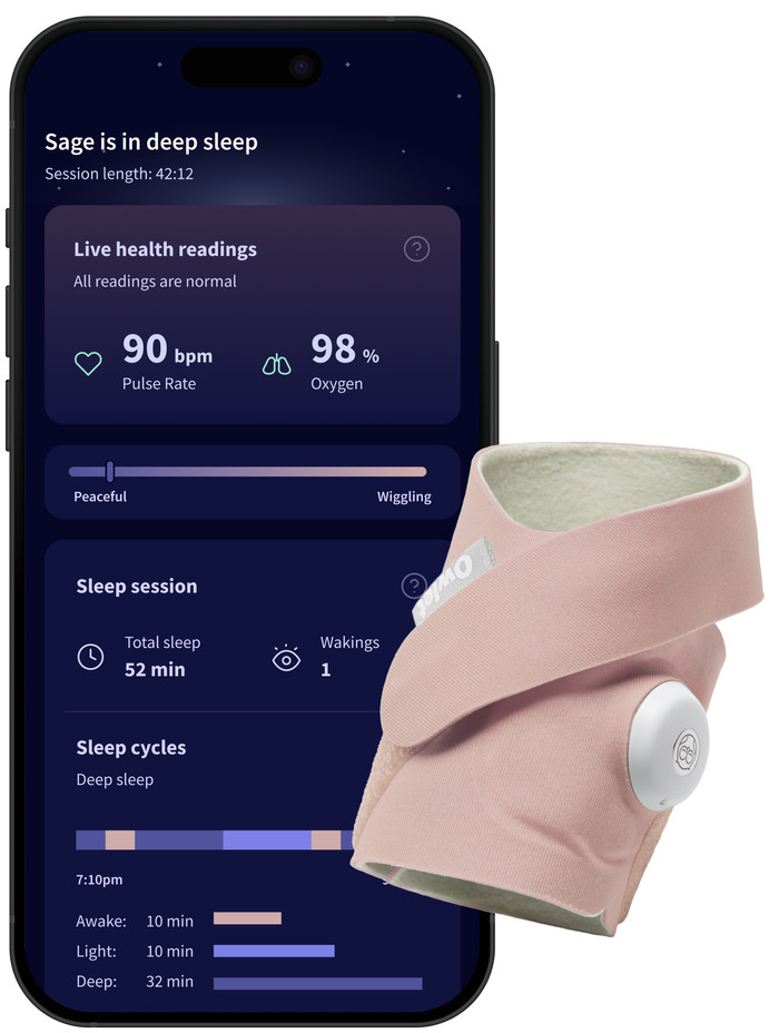 Owlet Dream Sock Dusty Rose OW-DS-RO Main Image