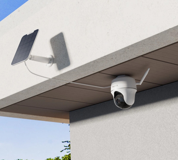 Reolink Argus B430 + Solar Panel product in gebruik