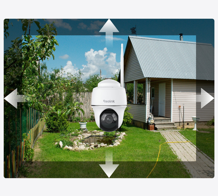 Reolink Argus B430 + Solar Panel product in gebruik