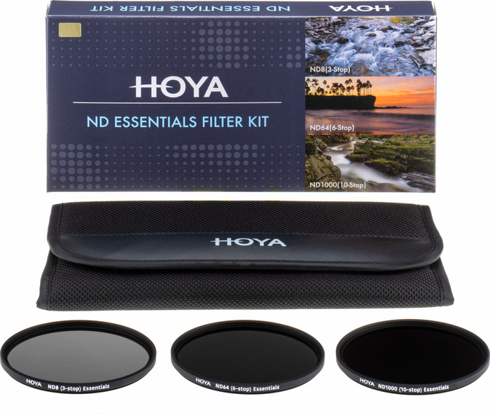 Hoya ND Essentials Filter Kit 8/64/1000 49mm verpakking