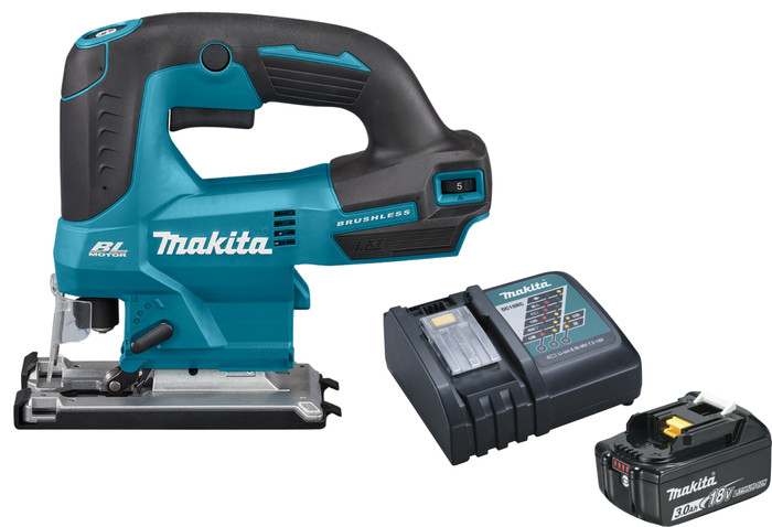 Makita DJV184Z + Makita Startset 18V LXT 3,0 Ah BL1830B/DC18RC Main Image