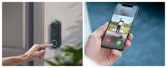 Reolink D340W + Chime product in gebruik