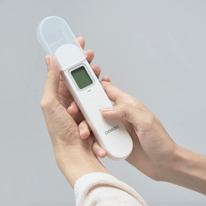 Omron Gentle Temp 730 product in gebruik