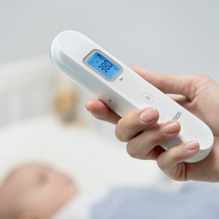 Omron Gentle Temp 730 product in gebruik