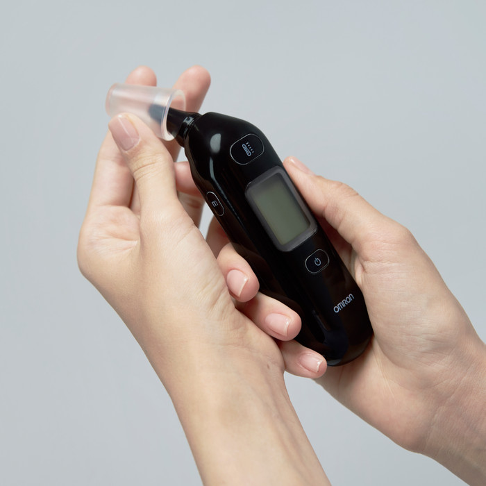 Omron Gentle Temp 533 product in gebruik