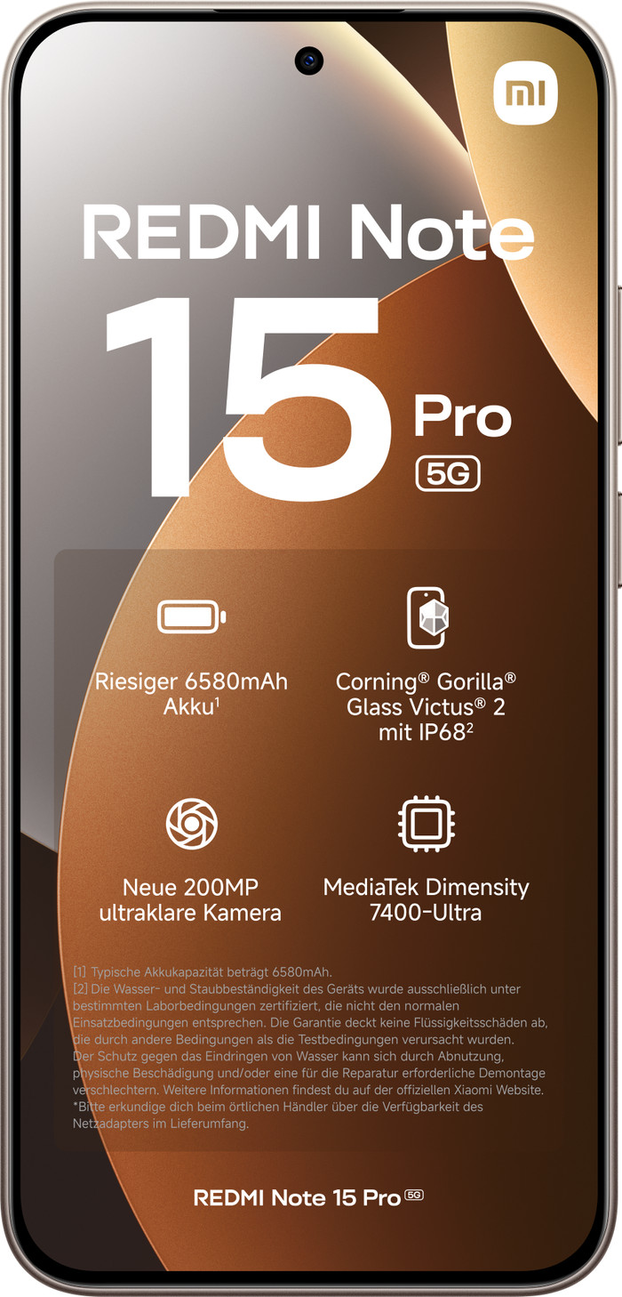 Redmi Note 15 Pro 256 Goud 5G voorkant