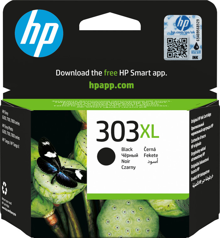 HP 303XL Cartridge Zwart Main Image