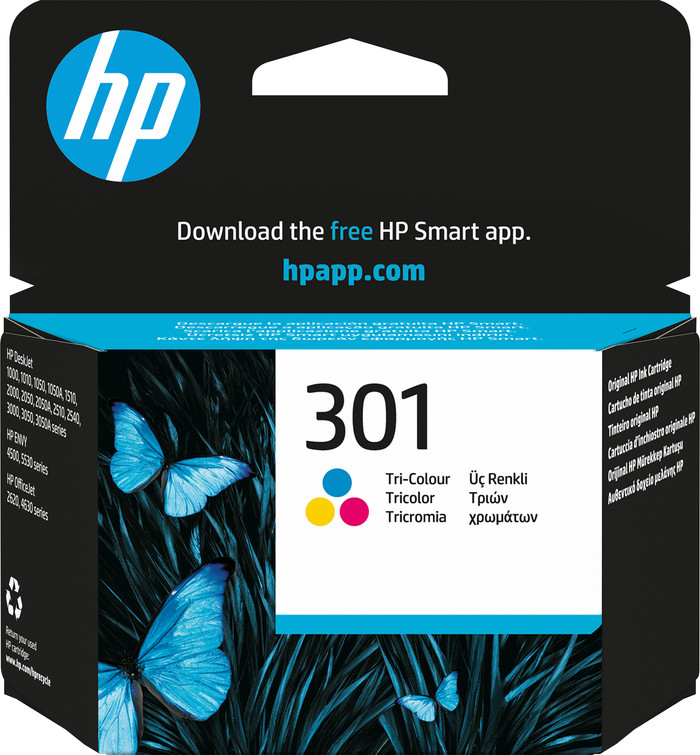 HP 301 Cartridge Kleur Main Image