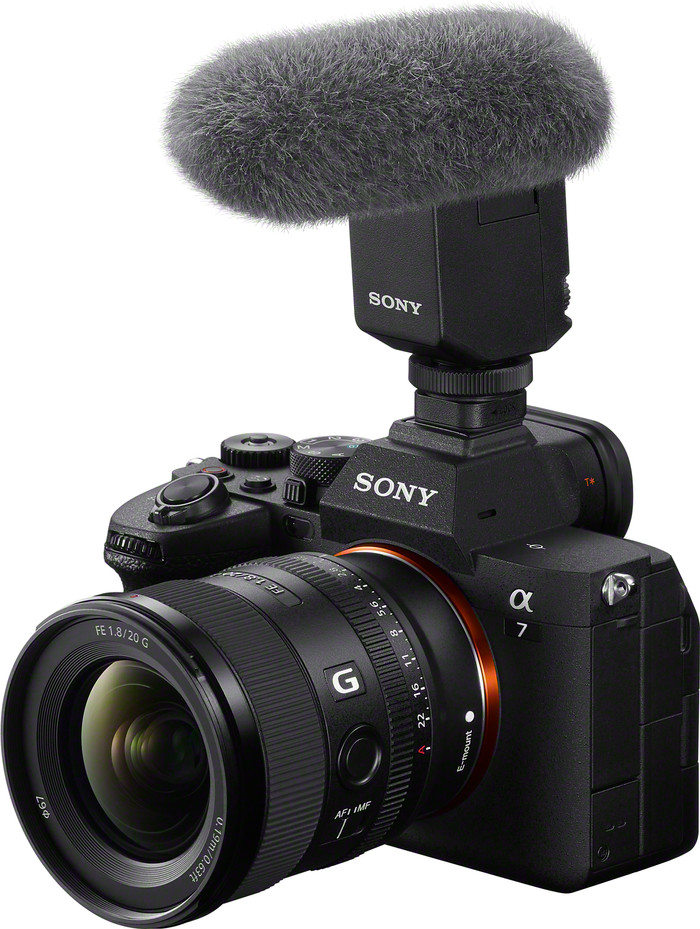 Sony ECM-B10 Shotgun Microfoon product in gebruik