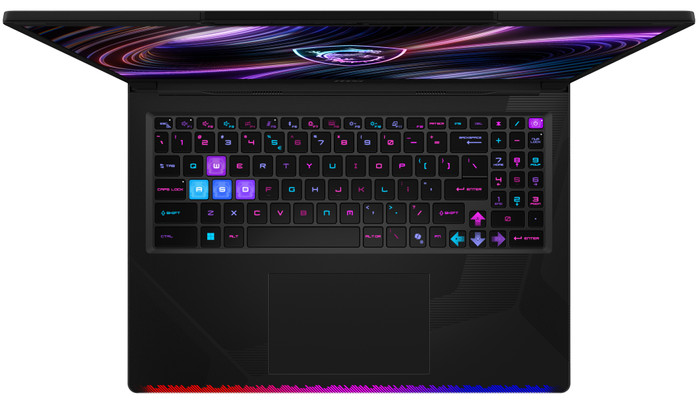 MSI Raider 16 Max HX B2WI-249NL bovenkant