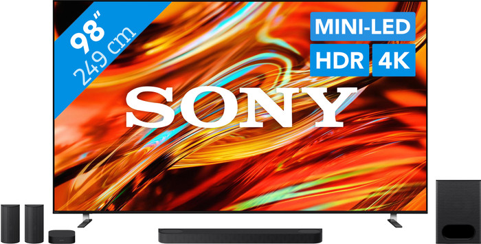 Sony Bravia 7 II True RGB 98" (2026) + Sony Bravia Theatre System 6 Zwart Main Image