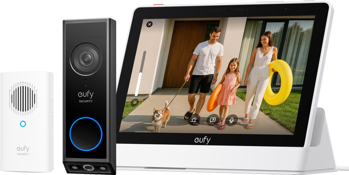 Eufy Video Doorbell E340 + Chime + Smart Display E10 Main Image