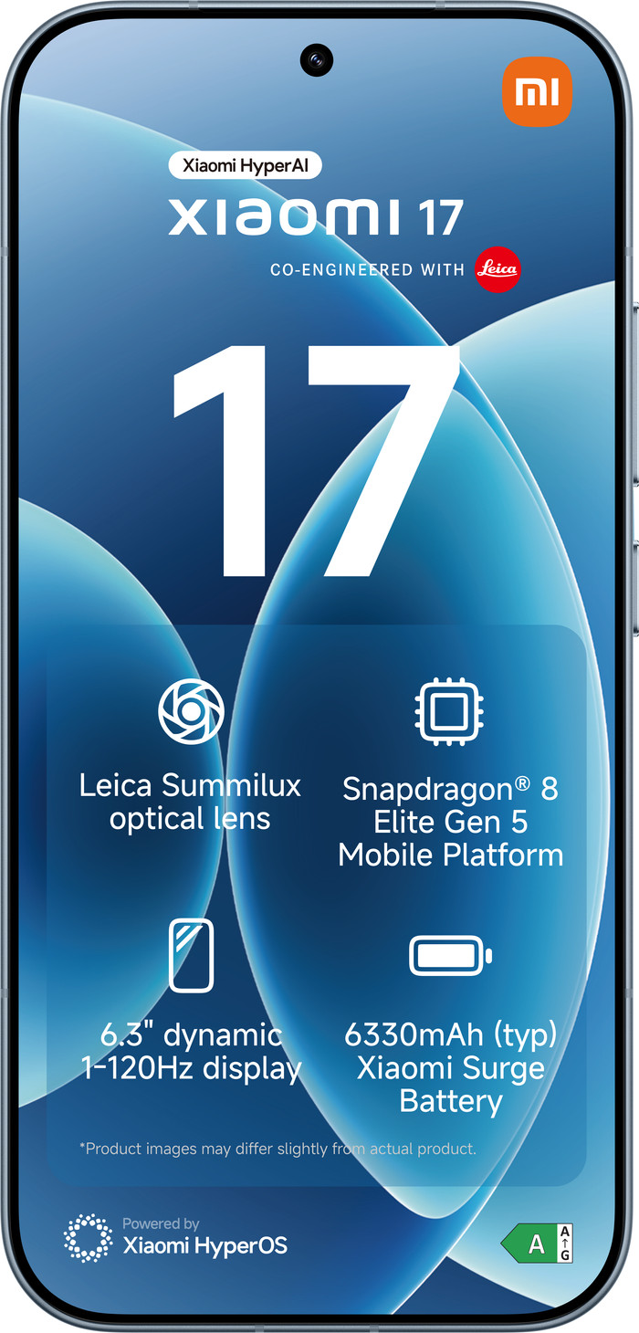 Xiaomi 17 256GB Blauw 5G voorkant