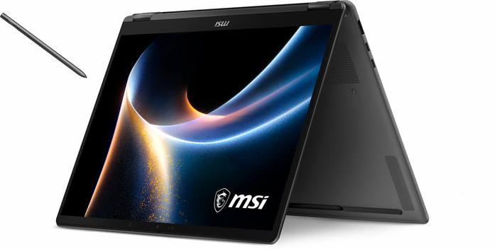 MSI Prestige 14 Flip AI+ D3MTG-049NL OLED QWERTY voorkant