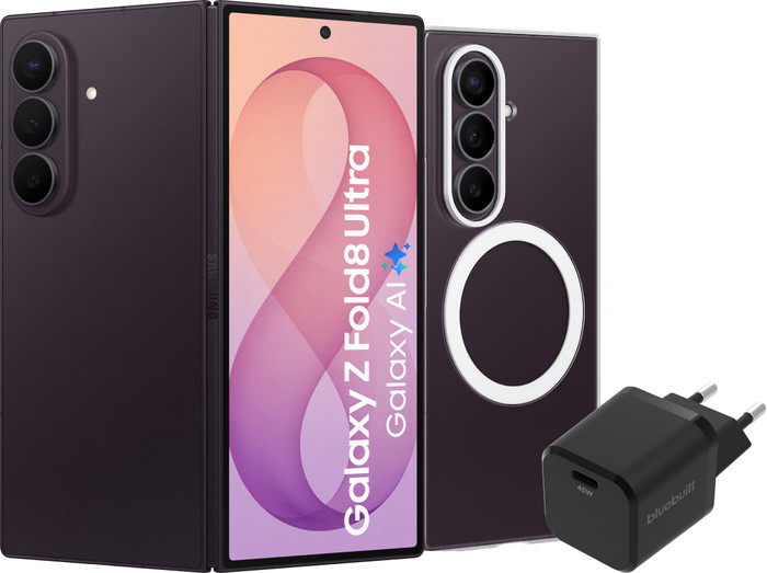 Samsung Galaxy Z Fold 8 Ultra 512GB Paars 5G + Accessoirepakket Main Image