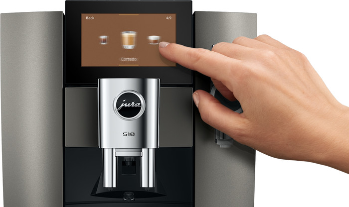 JURA S10 Dark Inox (EA) detail
