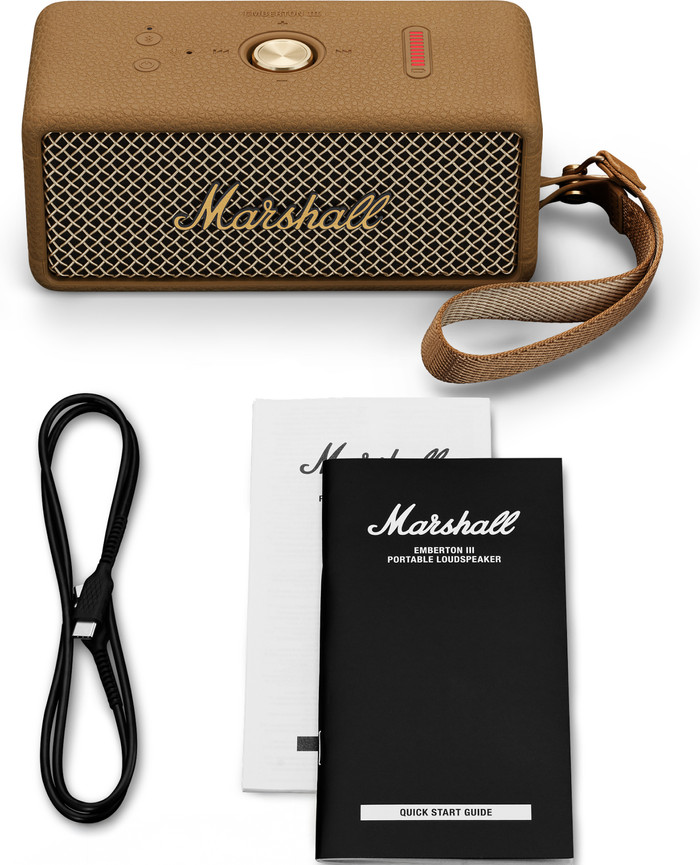 Marshall Emberton III speaker BT Vivid Brown accessoire