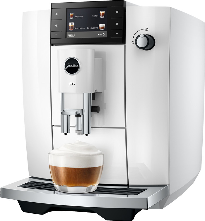 JURA E6 Piano White (ED) rechterkant