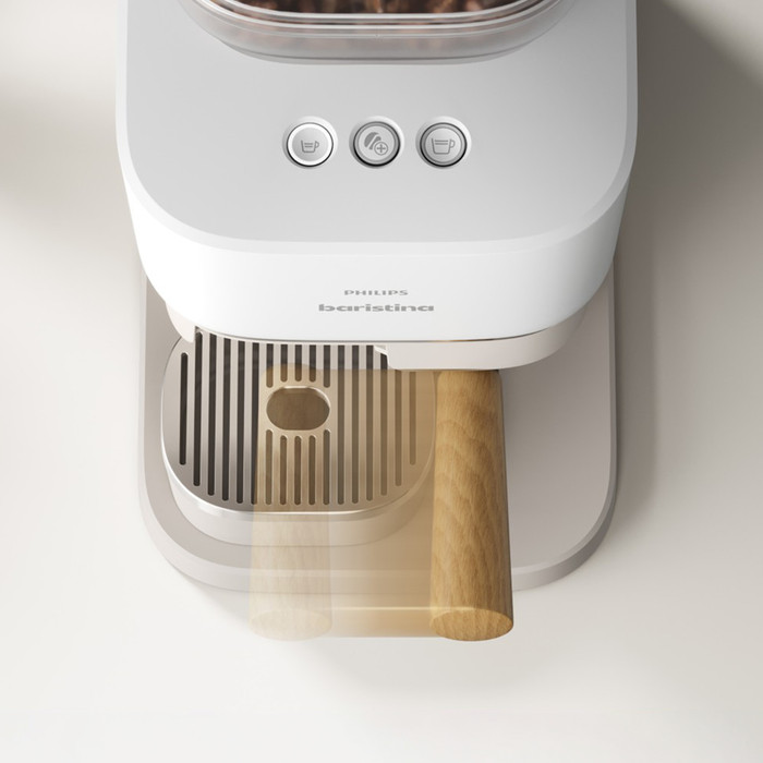 Philips Baristina BAR307/20 Wit detail