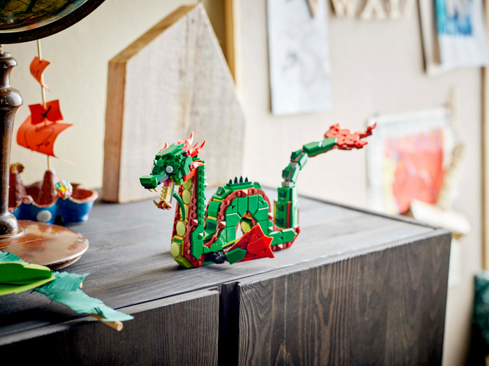 LEGO Creator 3-in-1 Medieval Dragon 31161 product in use