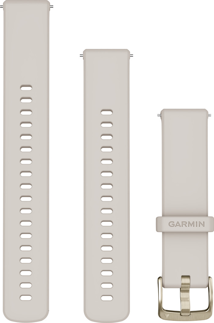 Garmin Siliconen Bandje Crème/Goud 18mm Main Image