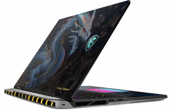 MSI Titan 18 HX Dragon Edition Draco Epic A2WJ-1262NL linkerkant