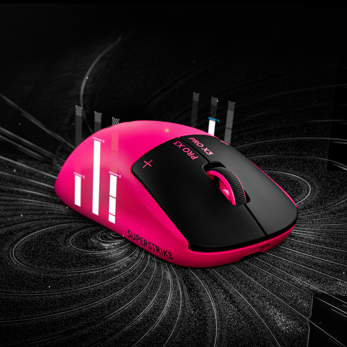 Logitech G PRO X3 SUPERSTRIKE LIGHTSPEED Roze visual leverancier